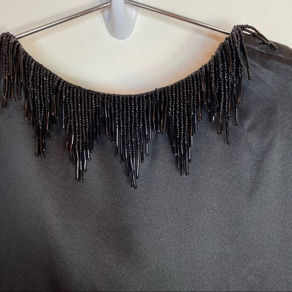 NWT Pure Collection Walpole Beaded Satin Silk Top - Picture 8 of 10